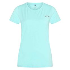 Koszulka damska HV Polo Classic. Niebieskie t-shirty sportowe HV POLO, bez wzorów, bez ramiączek. Za 221.00 zł.