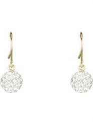 OR ÉCLAT Złote kolczyki "bulles de crystal" z cyrkoniami rozmiar: onesize. Żółte kolczyki Or Éclat, z cyrkonią, złote. Za 346.95 zł.