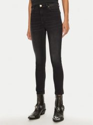 PINKO Jeansy 100169 A1RH Czarny Slim Fit. Czarne jeansy Pinko, bez wzorów, z bawełny. Za 369.99 zł.