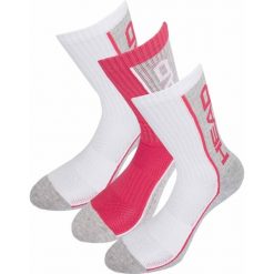 Skarpety Head Performance Crew 3 pary, różowe, 35-38. Białe skarpetki Head, bez wzorów. Za 121.99 zł.