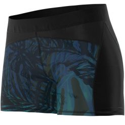 Legginsy fitness krótkie damskie Smmash Tropica. Czarne legginsy SMMASH, bez wzorów, sportowe, krótkie. Za 119.90 zł.