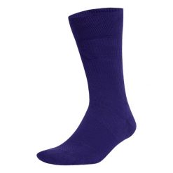 Skarpety adidas sportowe Football Cush. Fioletowe skarpetki adidas, bez wzorów, z bawełny. Za 55.00 zł.