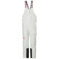 Damskie spodnie narciarskie cargo na szelkach Helly Hansen Switch. Zielone spodnie narciarskie Helly Hansen, bez wzorów, z poliamidu, narciarskie, primaloft. Za 1,033.50 zł.