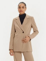 ACCESS FASHION Marynarka 44-1029-118 Beżowy Regular Fit. Brązowe marynarki i żakiety ACCESS FASHION, bez wzorów, z syntetyku, bez ramiączek. Za 419.99 zł.