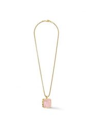 COEUR DE LION Naszyjnik z zawieszką - dł. 45 cm rozmiar: onesize. Czerwone naszyjniki COEUR DE LION, z materiału, z kwarcem, ze stali. Za 291.51 zł.