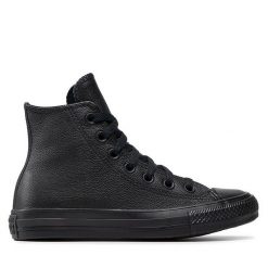 Trampki Converse. Czarne trampki Converse, bez wzorów, retro, bez zapięcia. Za 239.99 zł.