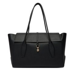 Torebka BOSS. Czarne shopper bag Boss, bez wzorów, bez dodatków. Za 1,249.00 zł.