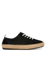 EMU Australia Espadryle Jaida W13274 Czarny. Czarne espadryle Emu Australia, bez wzorów, z materiału, bez obcasa. Za 338.99 zł.