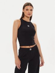 Hugo Top 50514859 Czarny Slim Fit. Czarne topy Hugo, xl, bez wzorów, z bawełny, bez kołnierzyka, bez ramiączek. Za 249.99 zł.