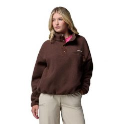 Damska bluza Columbia Helvetia II Cropped 2092231258. Brązowe bluzy Columbia, l, bez wzorów, bez ramiączek, bez kaptura. Za 289.00 zł.