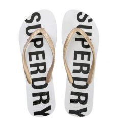 Japonki plażowe damskie Superdry Code Essential. Białe japonki Superdry, bez wzorów. Za 66.00 zł.