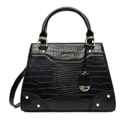 Torebka Lasocki. Czarne torebki klasyczne Lasocki, bez wzorów, klasyczne, bez dodatków. Za 179.99 zł.