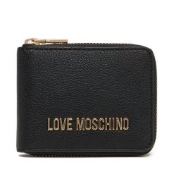 Portfel LOVE MOSCHINO. Czarne portfele Love Moschino, bez wzorów. Za 289.99 zł.