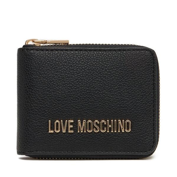 Portfel LOVE MOSCHINO. Czarne portfele Love Moschino, bez wzorów. Za 289.99 zł.