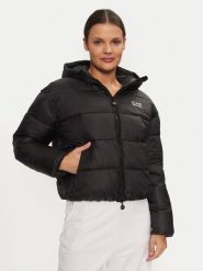 EA7 Emporio Armani Kurtka puchowa 6DTB17 TNGPZ 0210 Czarny Relaxed Fit. Czarne kurtki EA7 Emporio Armani, xl, bez wzorów, z puchu, bez kaptura. Za 499.99 zł.