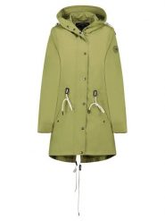 Geographical Norway Parka "Cumi" w kolorze khaki rozmiar: M. Brązowe płaszcze Geographical Norway, m, z aplikacjami, bez kaptura. Za 277.36 zł.