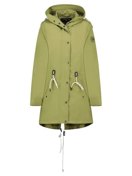 Geographical Norway Parka "Cumi" w kolorze khaki rozmiar: M. Brązowe płaszcze Geographical Norway, m, z aplikacjami, bez kaptura. Za 209.82 zł.