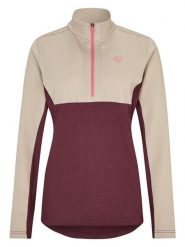 Ziener Bluza polarowa "Japra" w kolorze beżowo-czerwonym rozmiar: 36. Brązowe bluzy bez kaptura Ziener, bez wzorów, z polaru, bez kaptura. Za 65.69 zł.