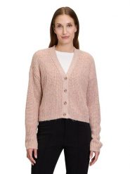 CARTOON Kardigan w kolorze jasnoróżowym rozmiar: 38. Różowe swetry Cartoon, bez wzorów, ze splotem, bez ramiączek. Za 113.99 zł.