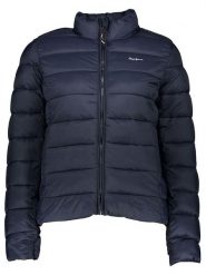 Pepe Jeans Kurtka pikowana w kolorze granatowym rozmiar: M. Niebieskie kurtki Pepe Jeans, m, bez wzorów, z jeansu, bez kaptura. Za 286.47 zł.