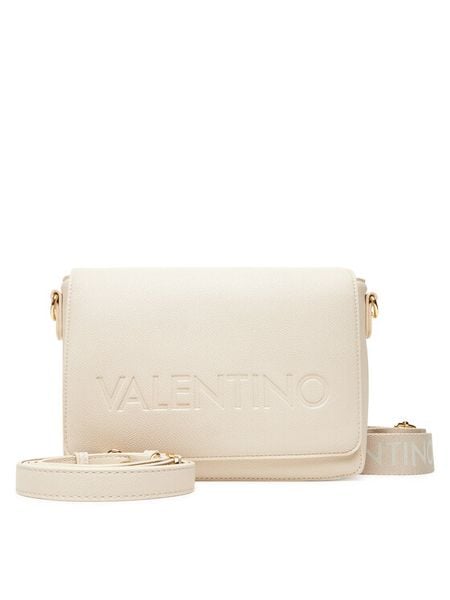 Valentino Torebka Foxy Re VBS9EO09 Écru. Białe listonoszki Valentino, bez wzorów, ze skóry, bez dodatków. Za 356.99 zł.