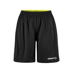 Szorty damskie Craft Extend. Czarne szorty sportowe Craft, bez wzorów, z materiału, na fitness i siłownię. Za 173.00 zł.