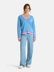 LIEBLINGSSTÜCK Bluza "Malin" w kolorze błękitnym rozmiar: 36. Niebieskie bluzy bez kaptura LIEBLINGSSTÜCK, bez wzorów, z bawełny, bez kaptura. Za 272.31 zł.