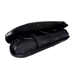 Torby Do Boksu Dachowego Mini 82732223388 320L 4Szt Kjust. Czarne torby podróżne KJUST, bez wzorów. Za 801.00 zł.