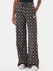 Guess Spodnie dresowe V5YB10 K0282 Zielony Relaxed Fit. Zielone spodnie dresowe Guess, z aplikacjami, z dresówki. Za 379.99 zł.