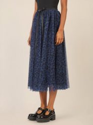 APART Spódnica w kolorze niebiesko-czarnym rozmiar: 46. Niebieskie spódnice Apart, bez wzorów, z tiulu, midi. Za 282.99 zł.