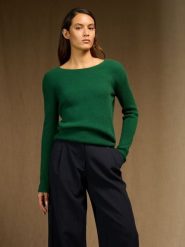 Perfect Cashmere Kaszmirowy sweter "Cobie" w kolorze zielonym rozmiar: XXL. Zielone swetry Perfect Cashmere, xxl, bez wzorów, z kaszmiru, bez ramiączek. Za 391.84 zł.