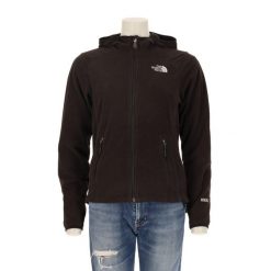 Kurtka damska z polaru WindWall. Czarne kurtki The North Face, l, bez wzorów, z polaru, sportowe, bez kaptura. Za 212.96 zł.