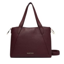 Torebka Valentino. Czerwone shopper bag Valentino, bez wzorów, bez dodatków. Za 749.99 zł.