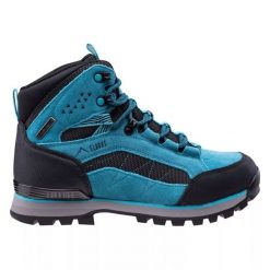 Buty Elbrus Ester Mid Ag V W 92800555471 niebieskie. Niebieskie buty trekkingowe z gumy, bez zapięcia. Za 644.71 zł.