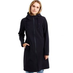 Damska wodoodporna kurtka outdoorowa Protest Softshell Prteris. Czarne kurtki przejściowe sportowe Protest, l, bez wzorów, z materiału, z kapturem, rowerowe. Za 732.00 zł.