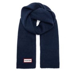 Szalik Hunter. Niebieskie szaliki i kominy Hunter, bez wzorów. Za 59.99 zł.