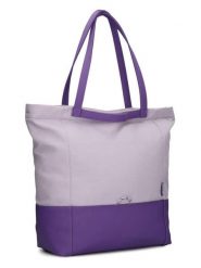 Zwei Shopper bag "Fiorella FI200" w kolorze fioletowym - 44 x 38 x 19 cm rozmiar: onesize. Różowe shopper bag Zwei, bez wzorów, z materiału, na ramię, bez dodatków. Za 197.63 zł.