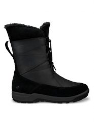 Ecco Skórzane kozaki zimowe "Trace Lite" w kolorze czarnym rozmiar: 38. Czarne kozaki ECCO, na zimę, bez wzorów, z materiału, eleganckie, bez obcasa, bez zapięcia. Za 434.99 zł.