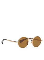 Max Mara Okulary przeciwsłoneczne MM0127 30L Brązowy. Brązowe okulary przeciwsłoneczne Max Mara, bez wzorów, z tworzywa sztucznego, metalowe. Za 939.99 zł.