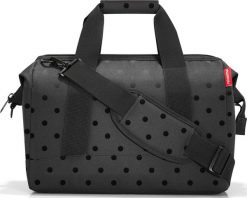 Torba Allrounder w grochy M czarna. Czarne torby podróżne Reisenthel, bez wzorów. Za 219.00 zł.