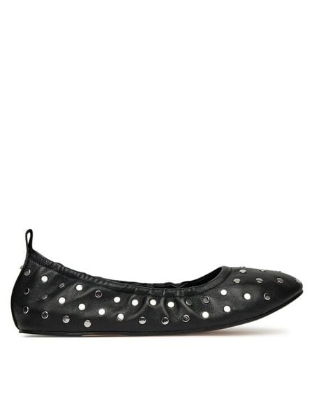 MICHAEL Michael Kors Baleriny Amy 40S5AYFP2L Czarny. Czarne baleriny MICHAEL Michael Kors, bez wzorów, ze skóry, bez obcasa, bez zapięcia. Za 439.99 zł.