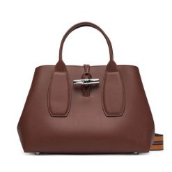 Torebka Longchamp. Brązowe torebki klasyczne Longchamp, bez wzorów, klasyczne, bez dodatków. Za 1,879.00 zł.