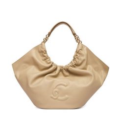 Torebka Coccinelle. Brązowe torebki klasyczne Coccinelle, bez wzorów, klasyczne, bez dodatków. Za 1,779.00 zł.