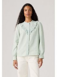 Levi's Bluzka w kolorze jasnozielonym rozmiar: XS. Zielone bluzki Levi's, s, bez wzorów, z bawełny, bez kołnierzyka, bez ramiączek. Za 132.05 zł.