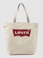 Levi's Shopper bag w kolorze beżowym rozmiar: onesize. Brązowe shopper bag Levi's, bez wzorów, z bawełny, na ramię, bez dodatków. Za 68.95 zł.