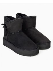 ISLAND BOOT Botki zimowe "Cullen" w kolorze czarnym rozmiar: 38. Czarne botki Island Boot, bez wzorów, bez obcasa, bez zapięcia. Za 174.02 zł.