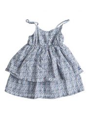 Peak Mountain Top w kolorze niebiesko-białym rozmiar: 104. Białe topy Peak Mountain, bez wzorów, z bawełny, bez kołnierzyka, bez ramiączek. Za 34.99 zł.