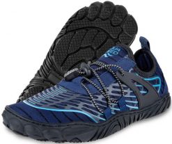 Buty do wody wielofunkcyjne Aqua Speed Salmo. Czarne buty treningowe Aqua-Speed, bez wzorów, z gumy, bez zapięcia, do biegania. Za 119.99 zł.