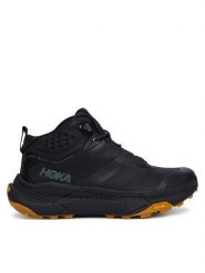 Hoka Trekkingi Transport Hike Gore-Tex 1172913 Czarny. Czarne buty trekkingowe HOKA, bez wzorów, z gore-texu, bez zapięcia, trekkingowe, gore-tex. Za 949.99 zł.