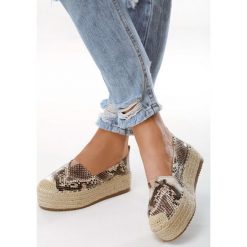 Brązowe Espadryle Never Let You Go. Espadryle marki Born2be. Za 84.99 zł.
